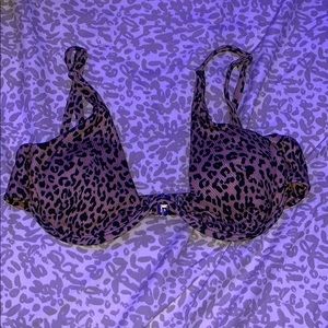 Pacsun cheetah print bikini top